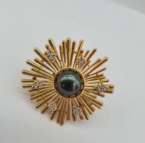 Siyah İncili Yüzük