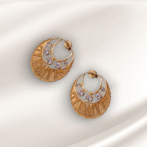 Ay Işığı Küpe Sarı